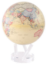 MOVA(ムーバ) Mova Globe Antique Beige 6 MOVA 6-inch Antique Beige Revolving Globe